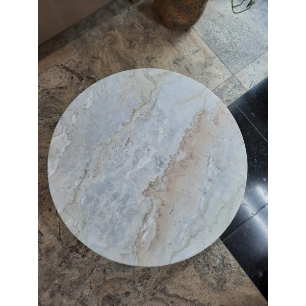 Salontafel Dolce marmeren blad, diameter 70cm - Afbeelding 3